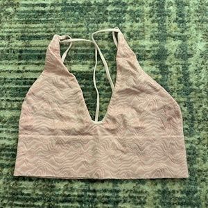 Pink Printed Bralete